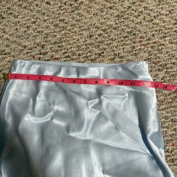 Aritzia Babaton Baby Blue Midi Slip Skirt- Size 2 - Picture 7 of 10
